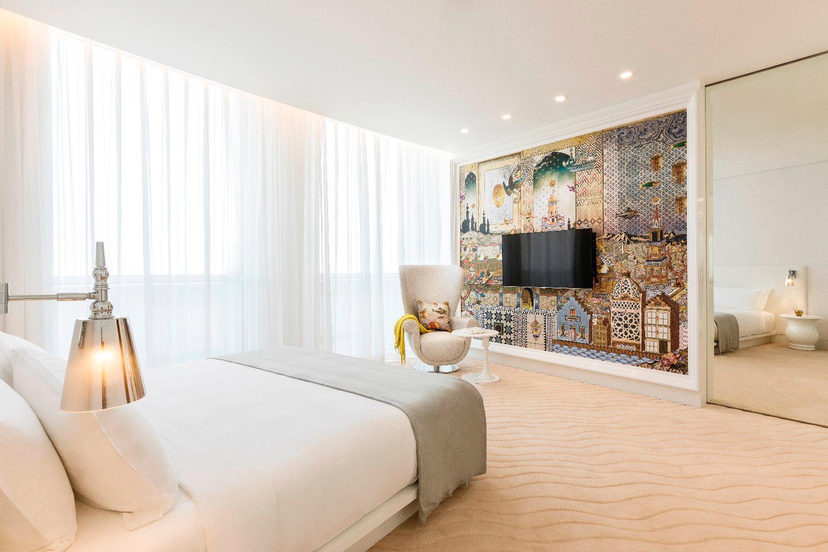 Mondrian Doha Hotel Exterior photo A bedroom in the hotel