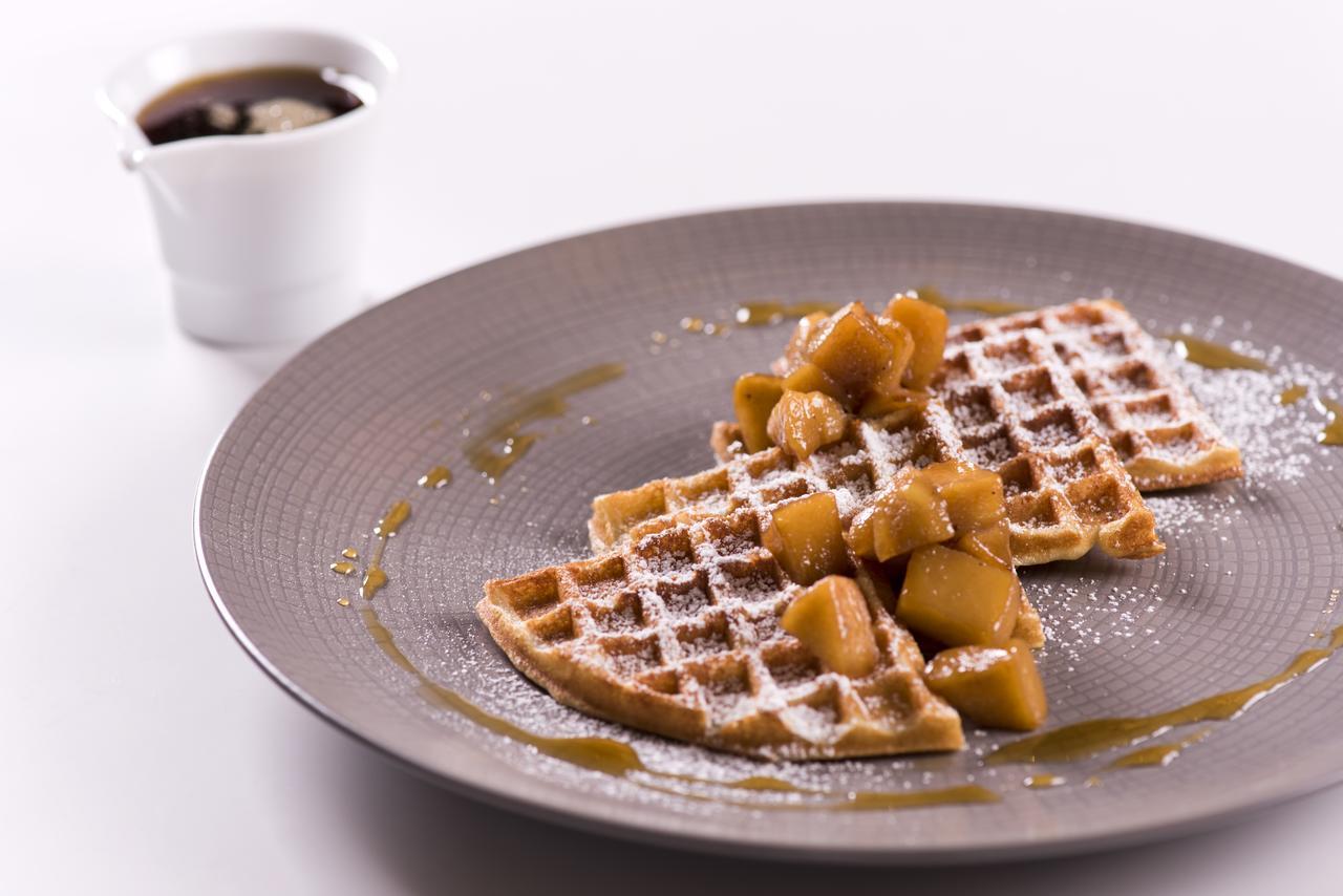 Mondrian Doha Hotel Exterior photo A plate of Liège waffles